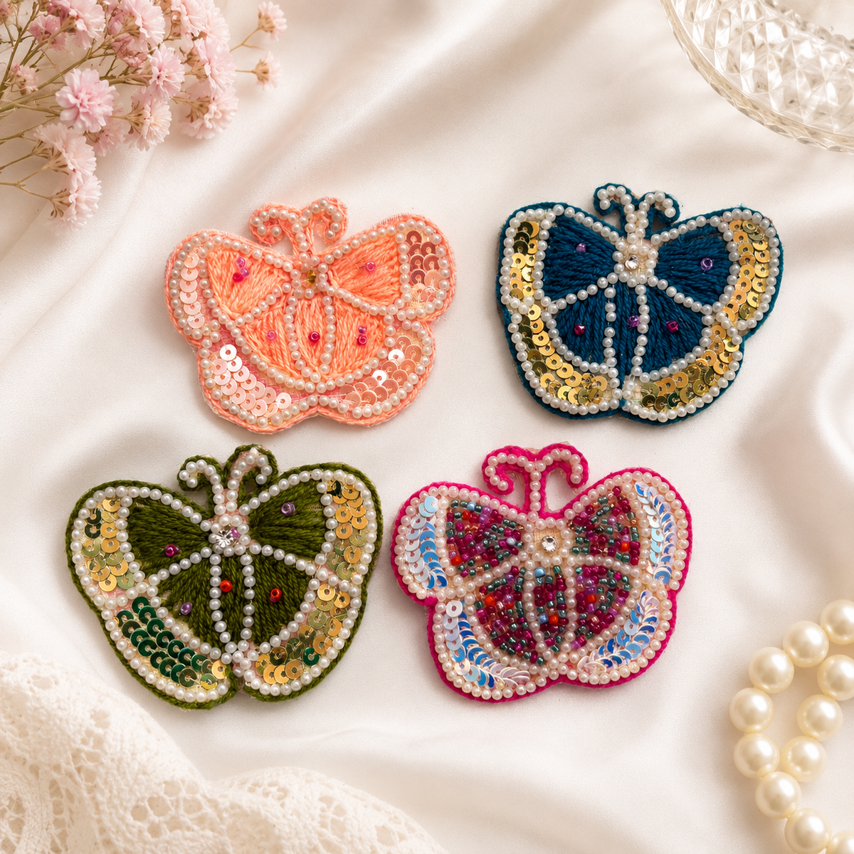 Butterfly Handwork Patch