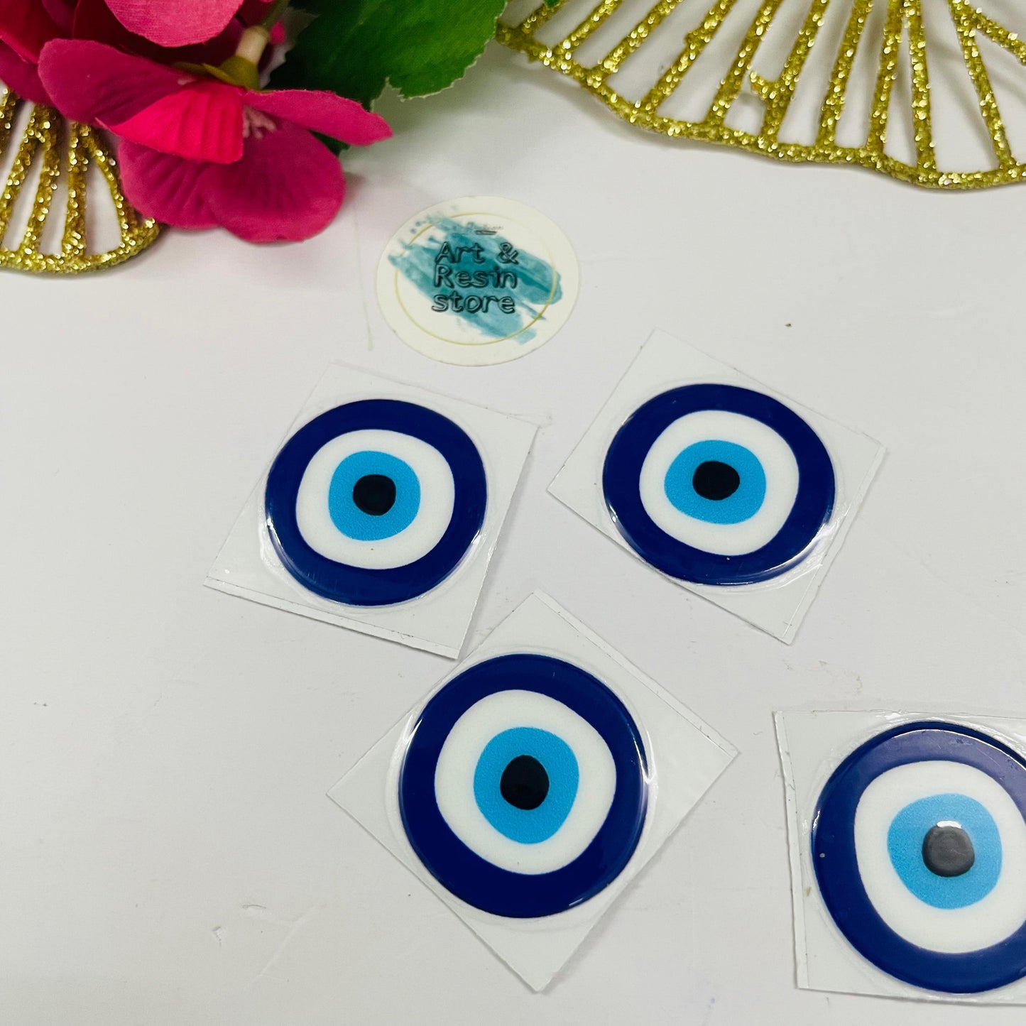 Evil Eye UV Metal Sticker