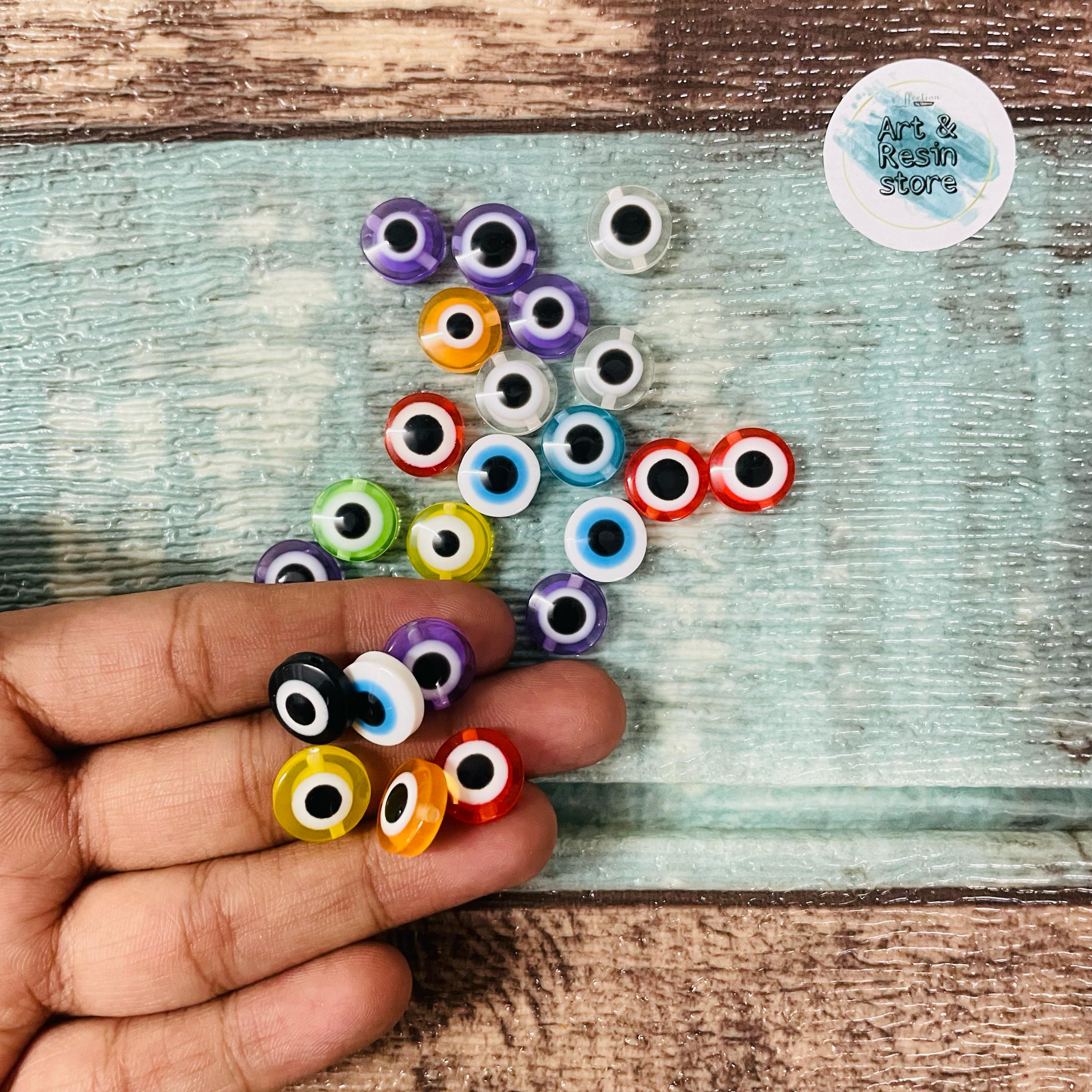 Evil Eye Flat Beads1
