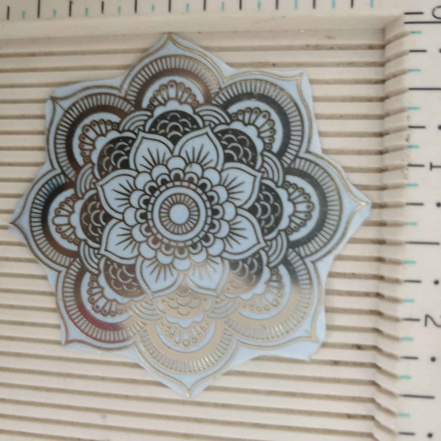 Mandalla Metallic Sticker
