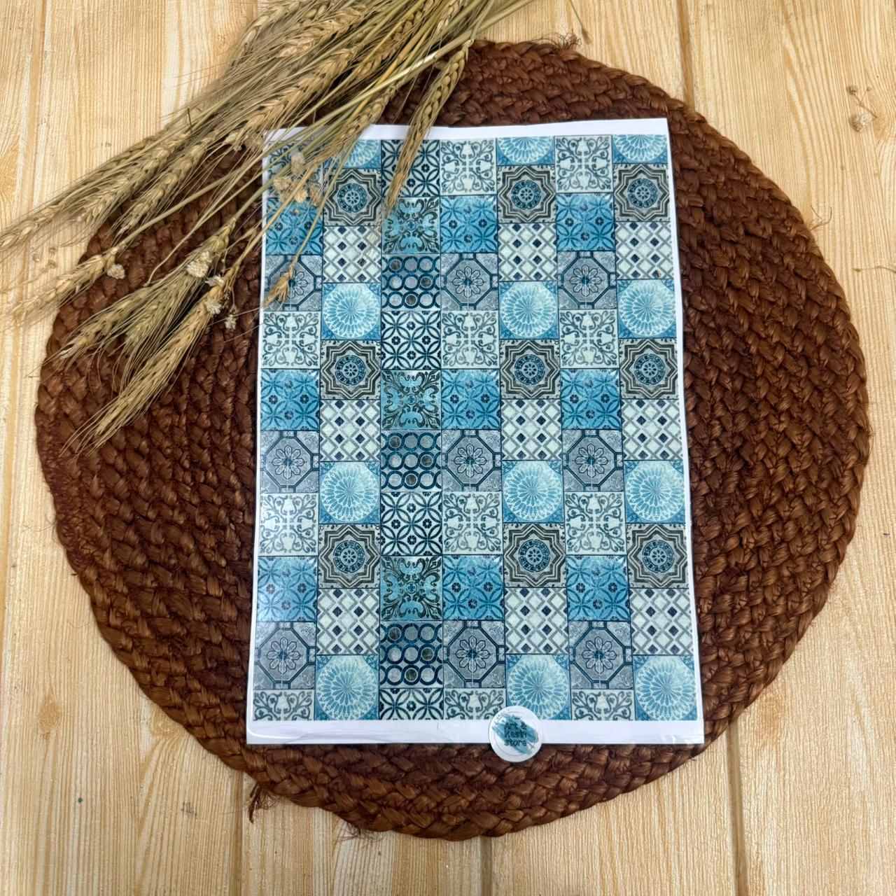 Moroccan peel off sticker M-4