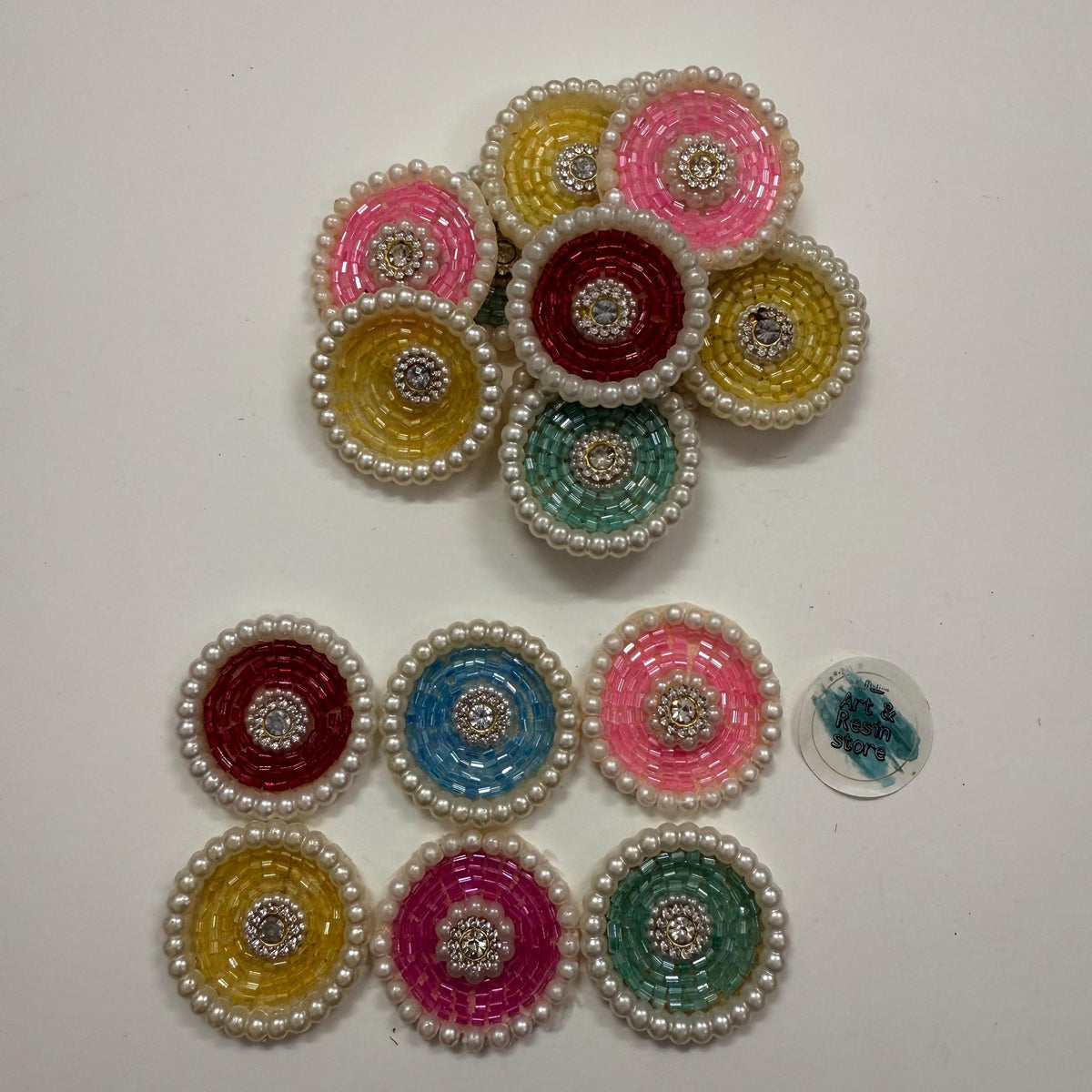 Pearl Circle Motif Patch