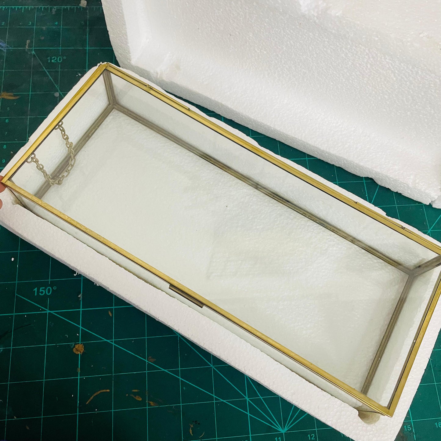 Vintage Glass Box