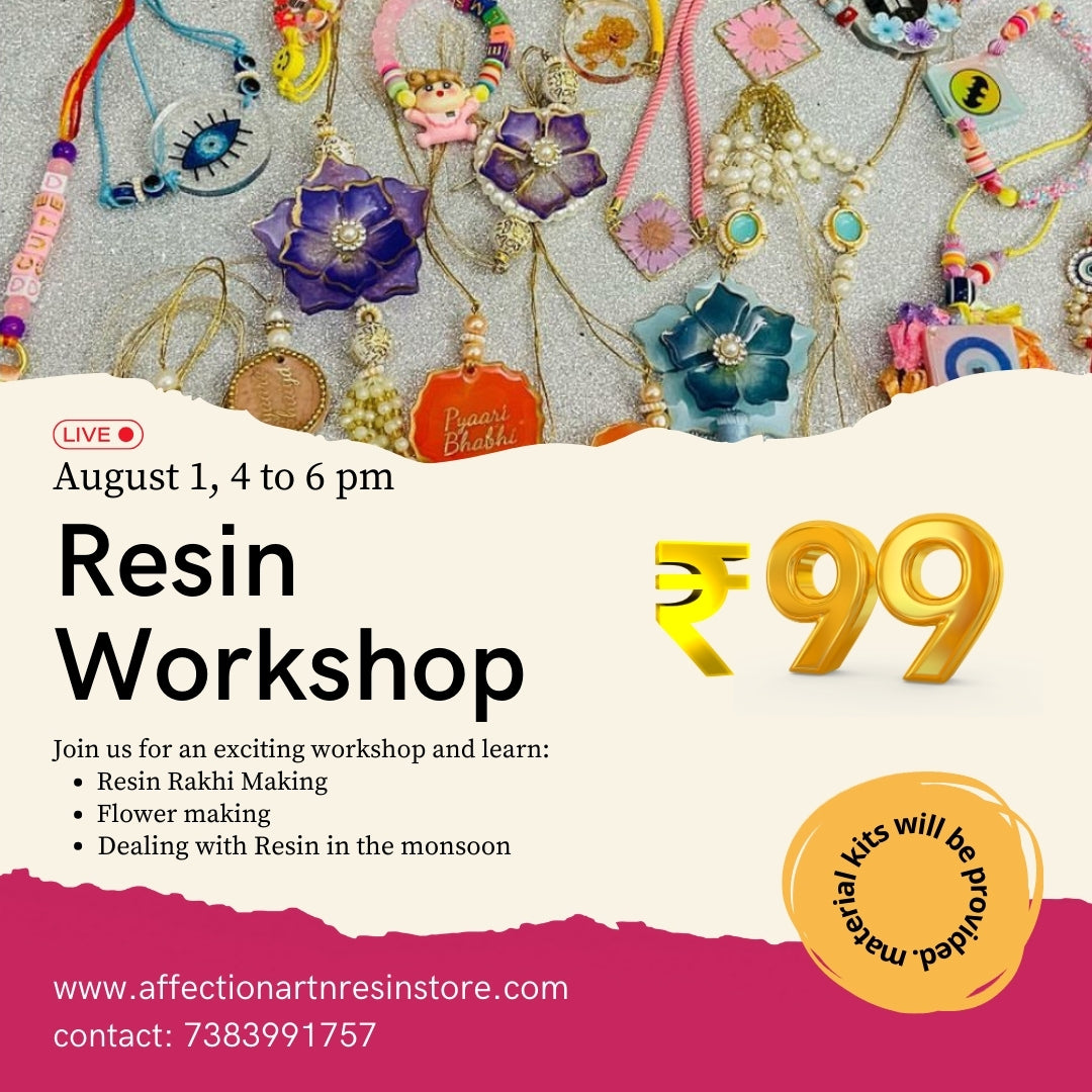 Online Resin Workshop @99/-