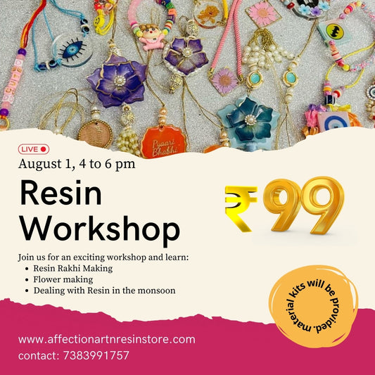 Online Resin Workshop @99/-