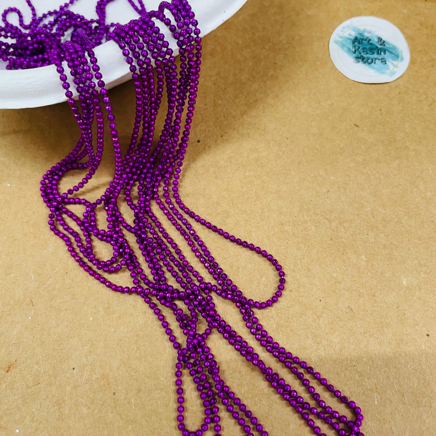 Purple Ball Chain