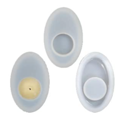 Oval candle  mould