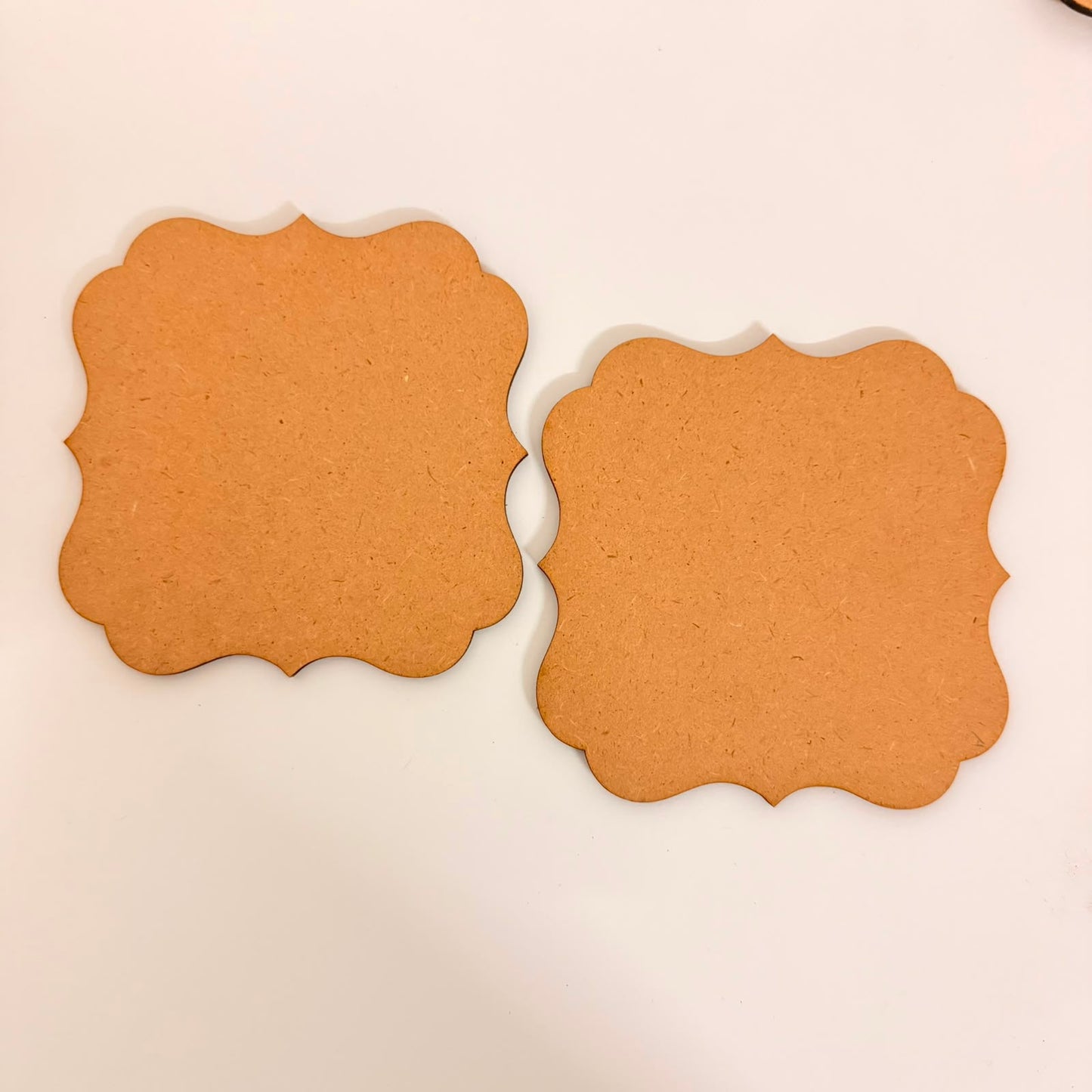 Fancy square MDF