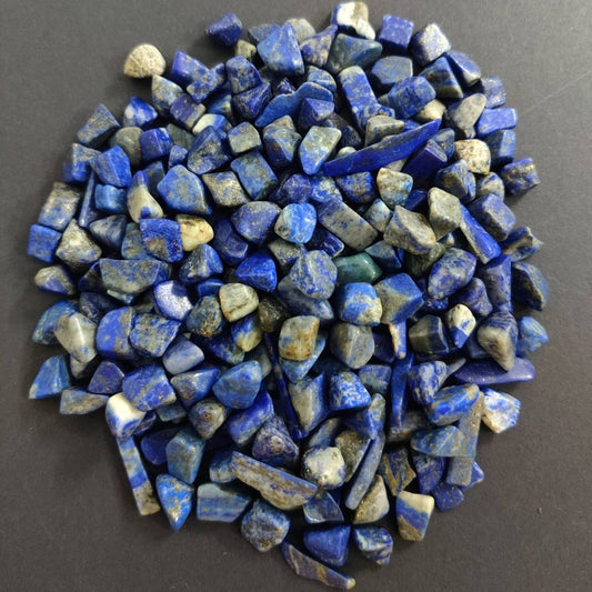 Lapis Chiselled Tinted Crystals