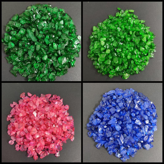 Colourful Dyed Crystals