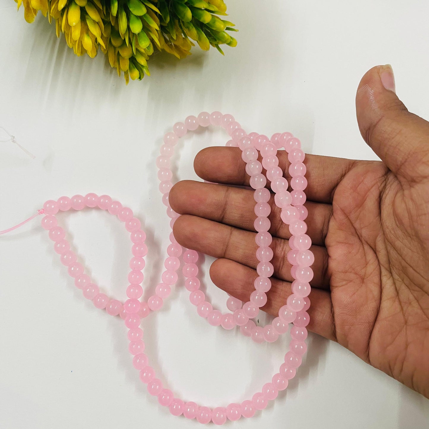 Baby Pink Colorful Beads