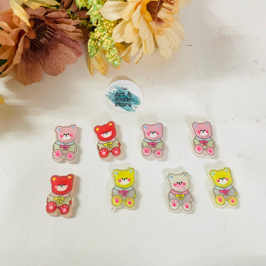 Teddy Bear Resin Charm