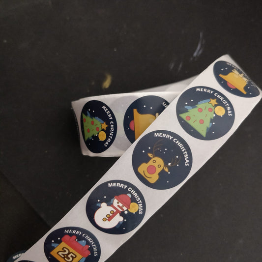 Christmas Sticker Roll