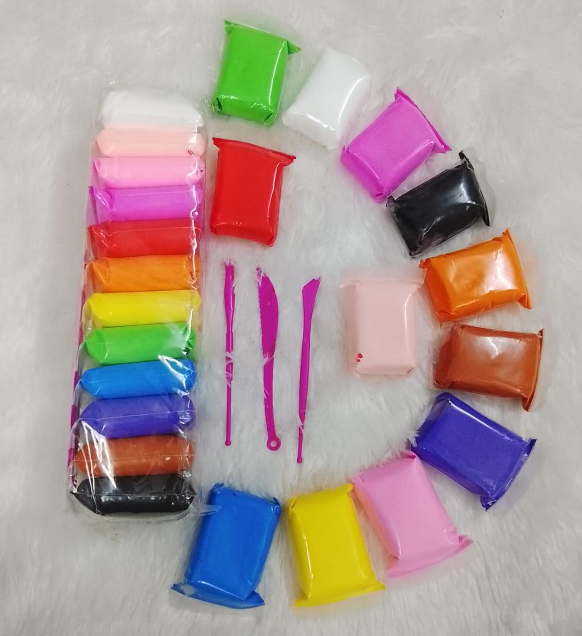Colorful Dry Clay