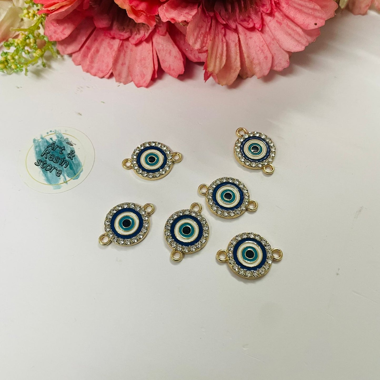 Diamond Big Evil Eye Rakhi Charm