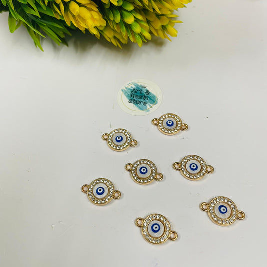 Round Evil Eye Rakhi Charm