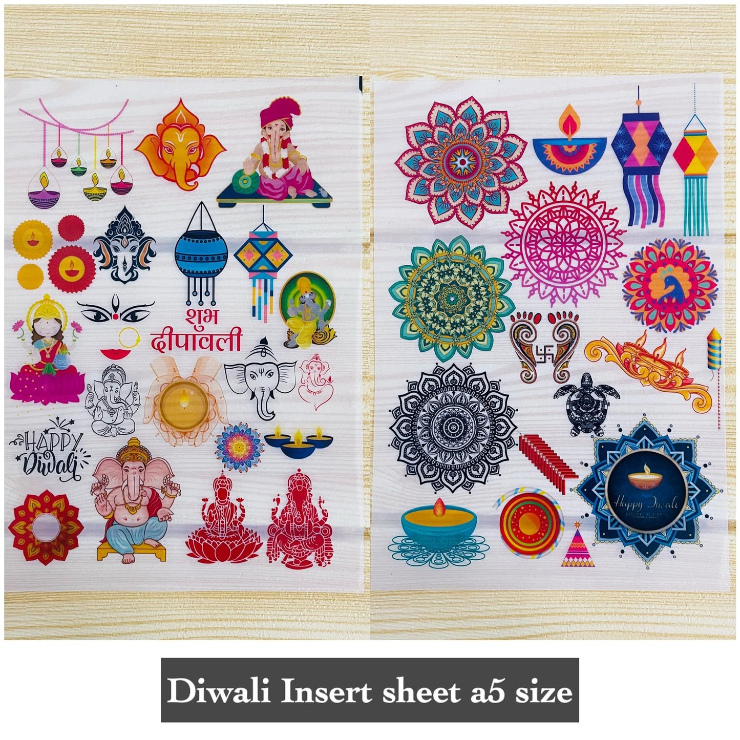 Diwali themed Insert Sheet