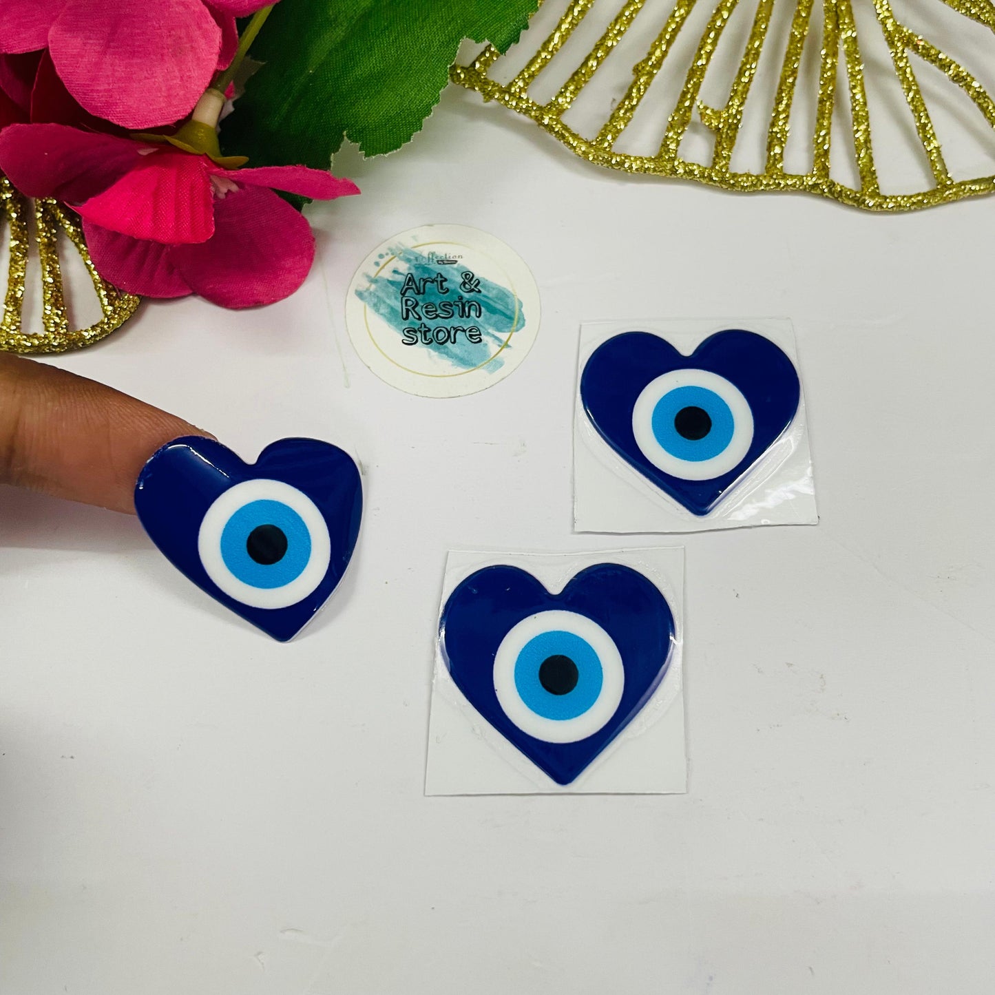 Evil Eye UV Metal Sticker