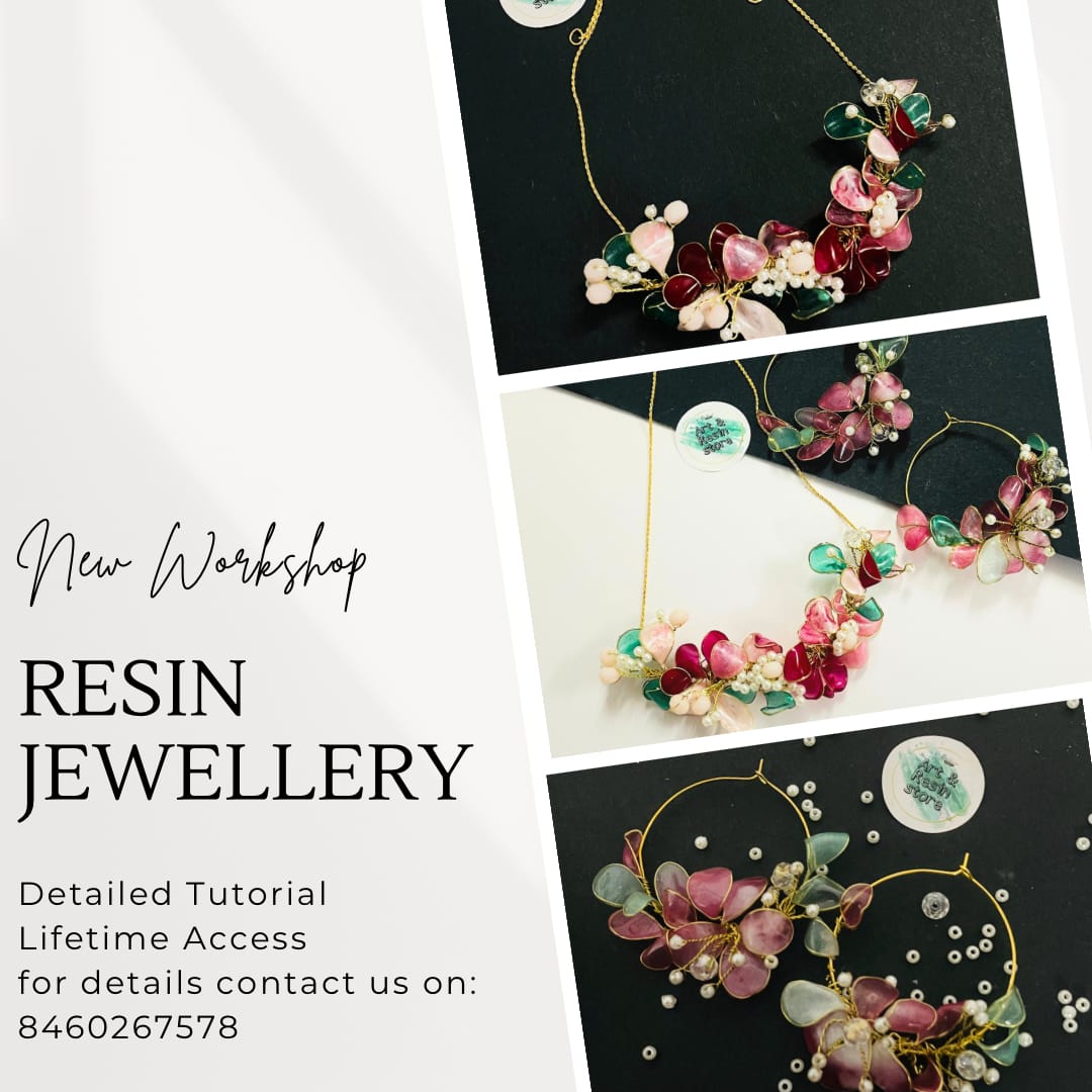 Resin Floral jewellery workshop