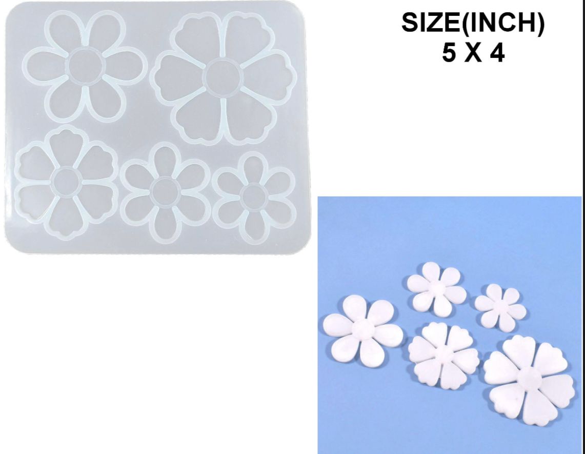 5 in 1 Small Flower Mould