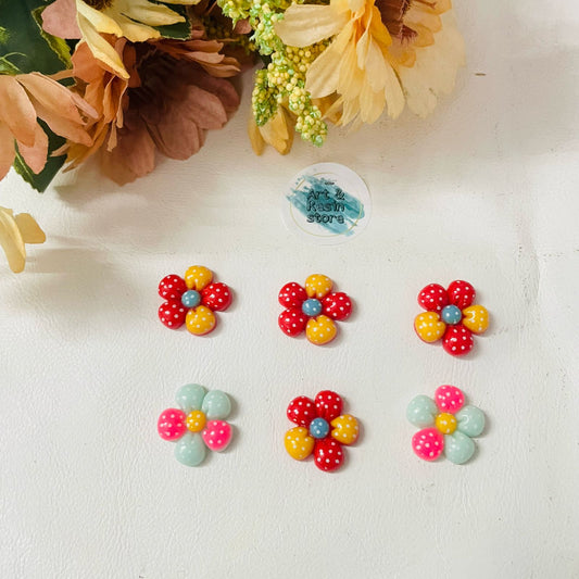 Flower Resin Charm