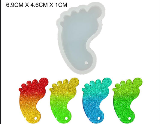 Foot Keychain Mould