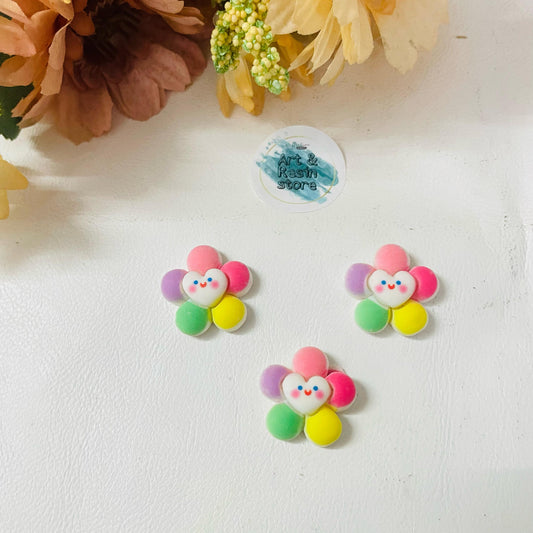 Flower Resin Charm