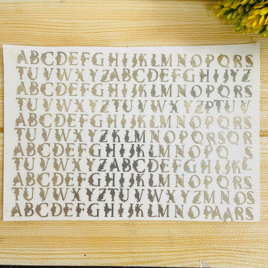 Initial Alphabet sheet a5