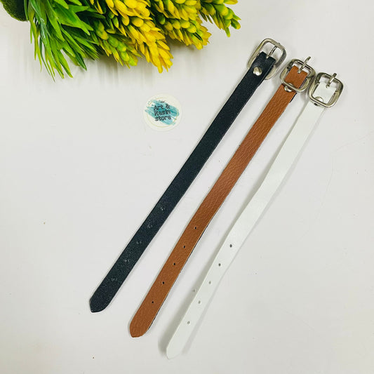 Leather Luggage Tag Belt