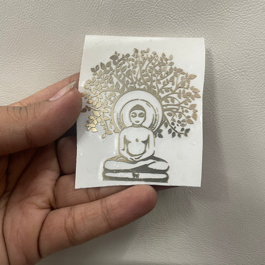 Mahavir Swami Ji Metallic Sticker