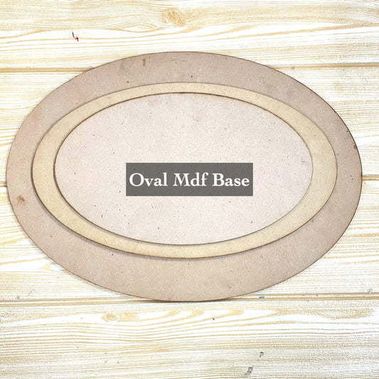 Oval MDF Base