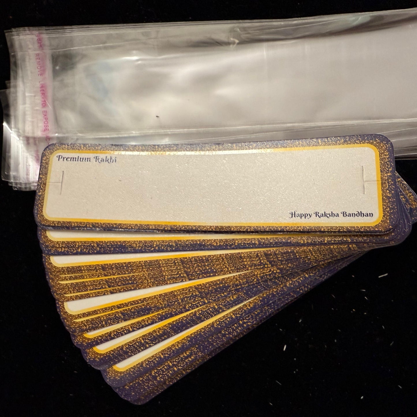 Single Rakhi Packing Cards