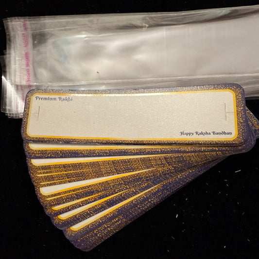 Single Rakhi Packing Cards