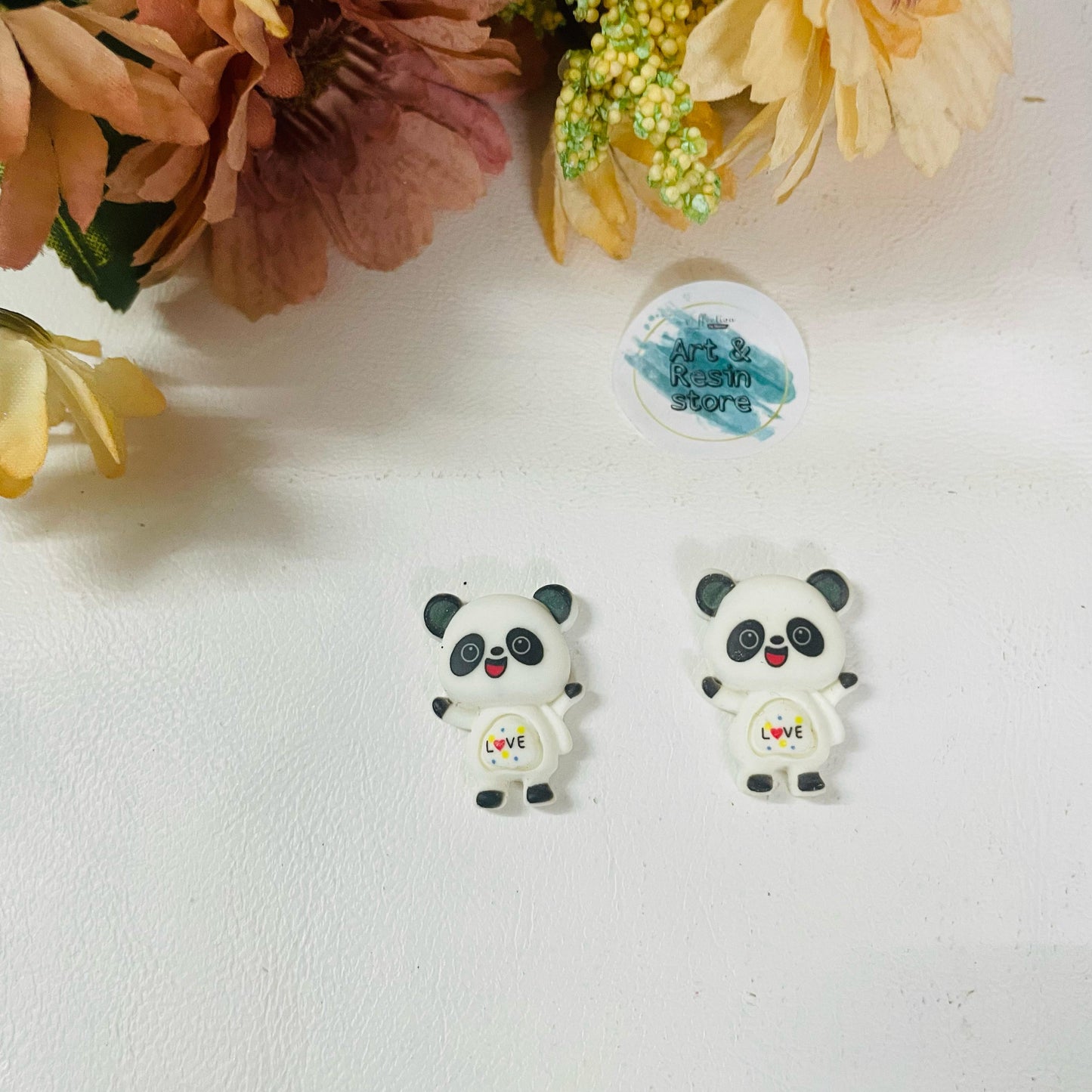 Panda Resin Charm