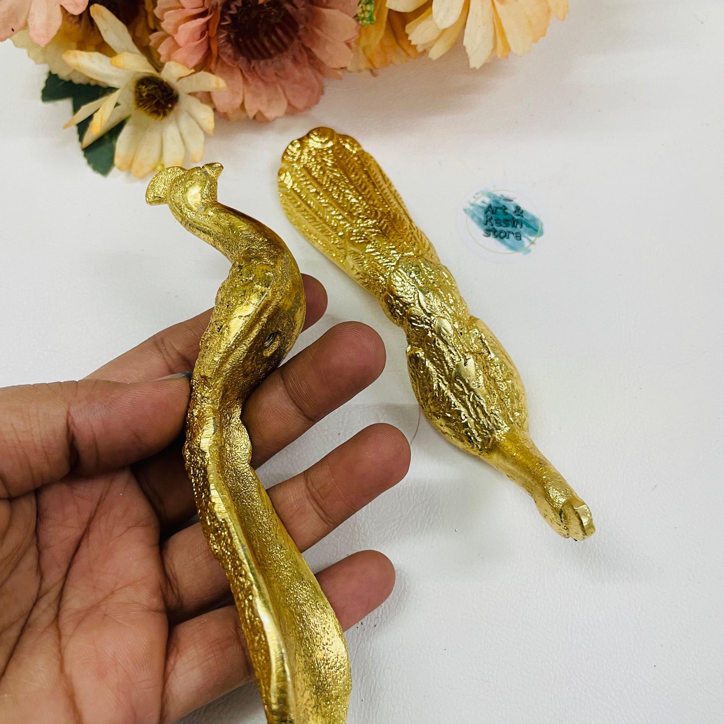 Peacock Shaped Handles