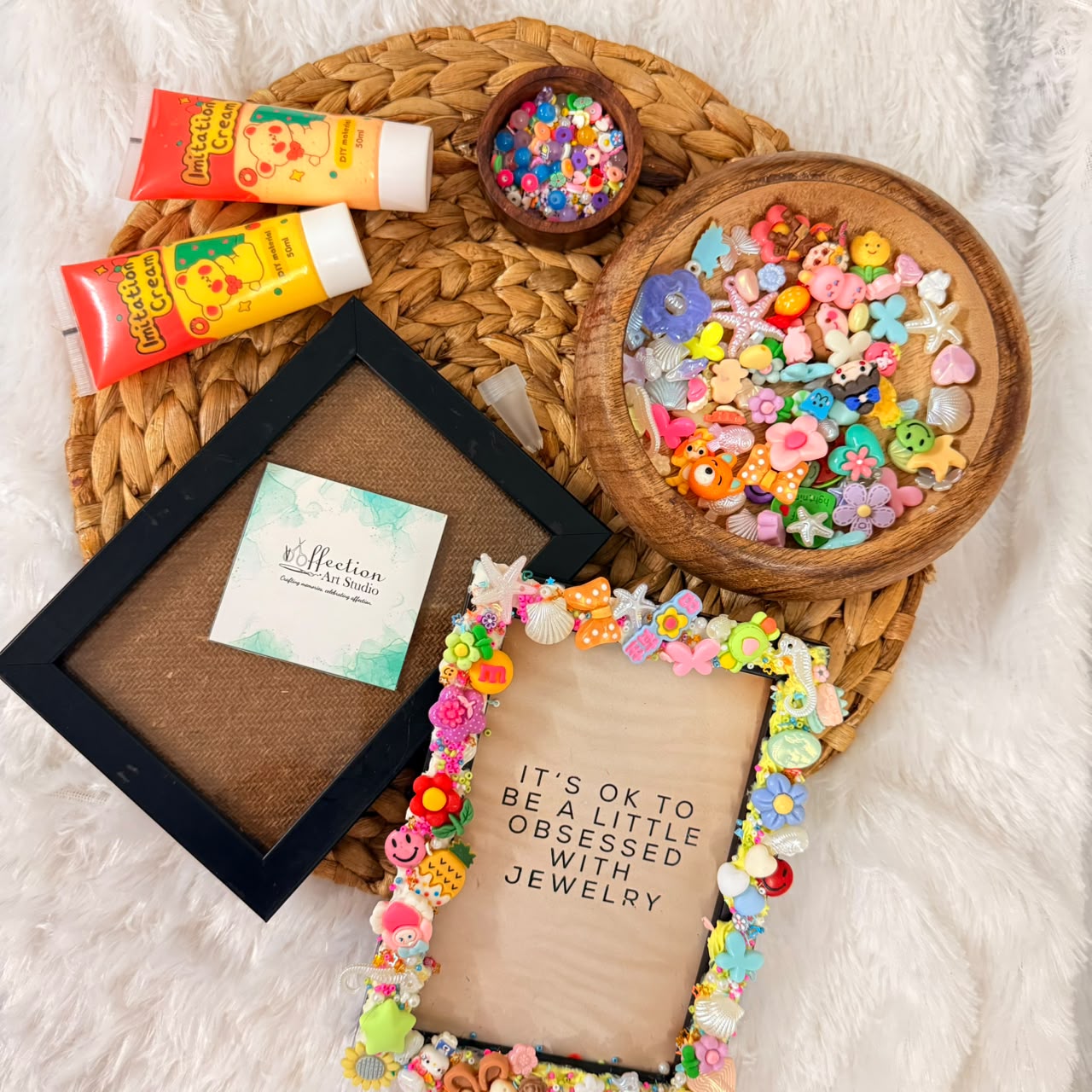 Decoden Art DIY kit - Photo frame