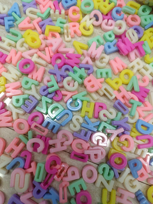 Colorful Alphabet Charms