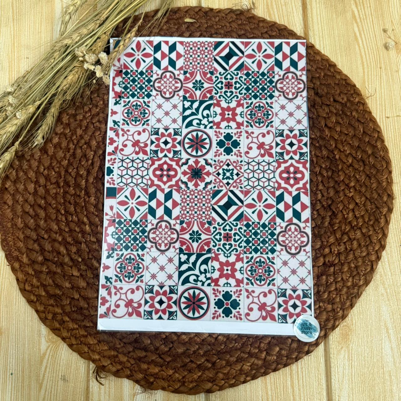 Moroccan peel off sticker M-2