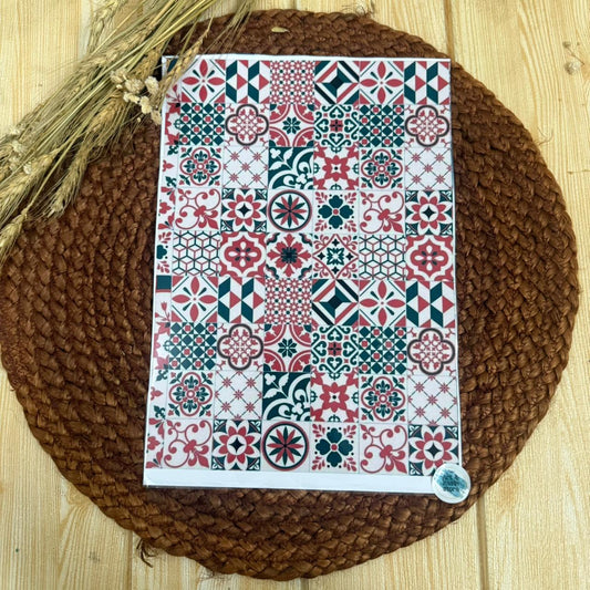 Moroccan peel off sticker M-2
