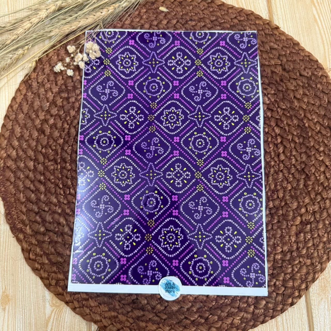 patterned peel off sticker D-7
