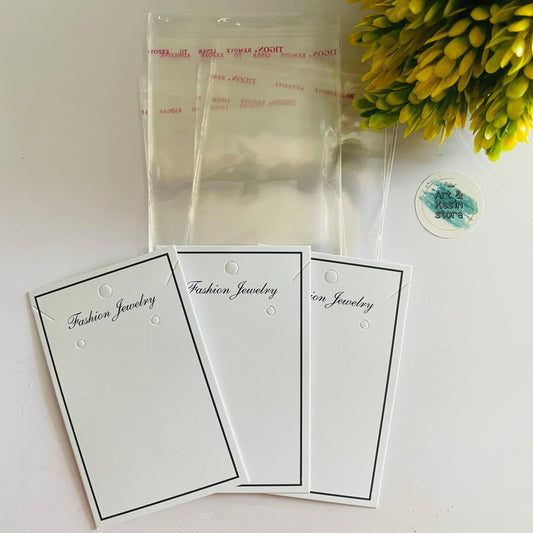 Jewellery Packing Cards