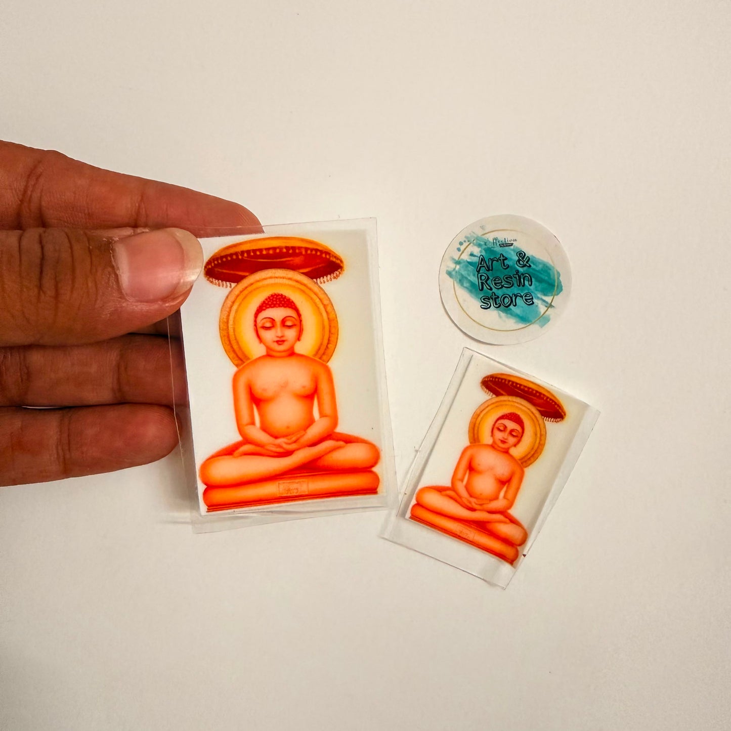 UV DTF stickers - Mahavir Swami Ji