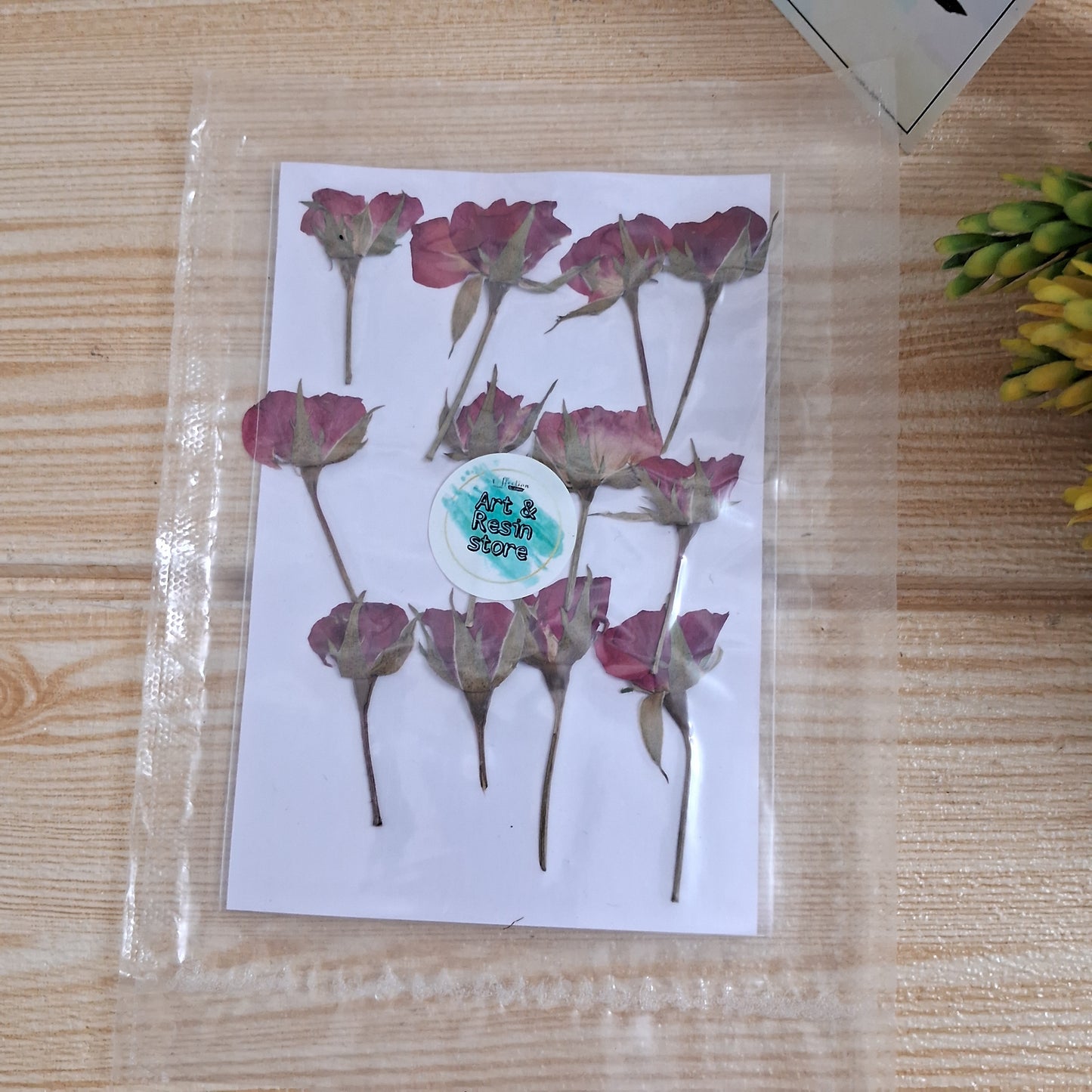 pressed rose flower pack