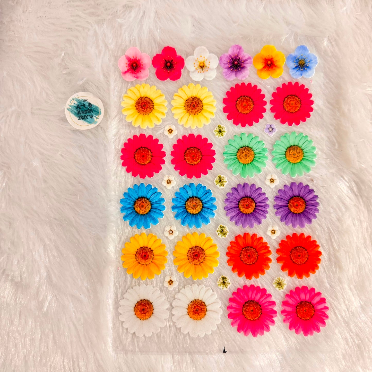 Daisy UV DTF stickers
