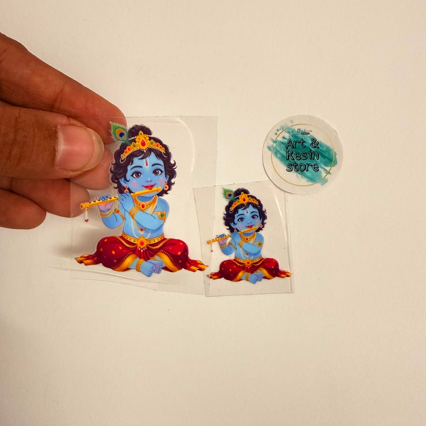 UV DTF stickers - Krishna Ji