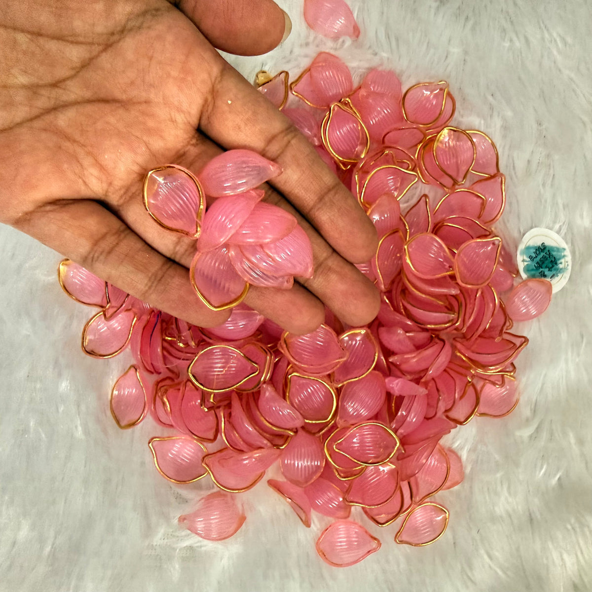 Acrylic Flower Petals - Pink