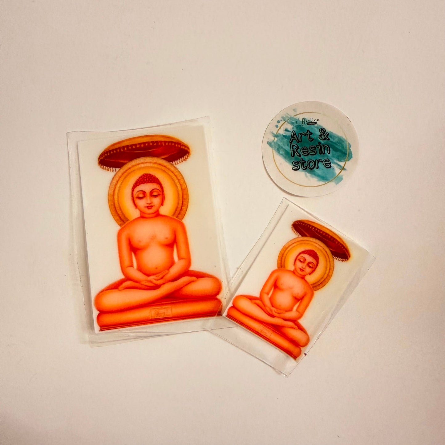 UV DTF stickers - Mahavir Swami Ji