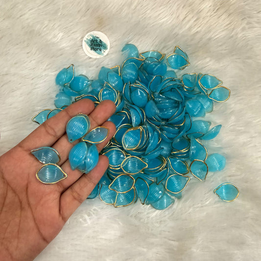 Acrylic Flower Petals - Blue