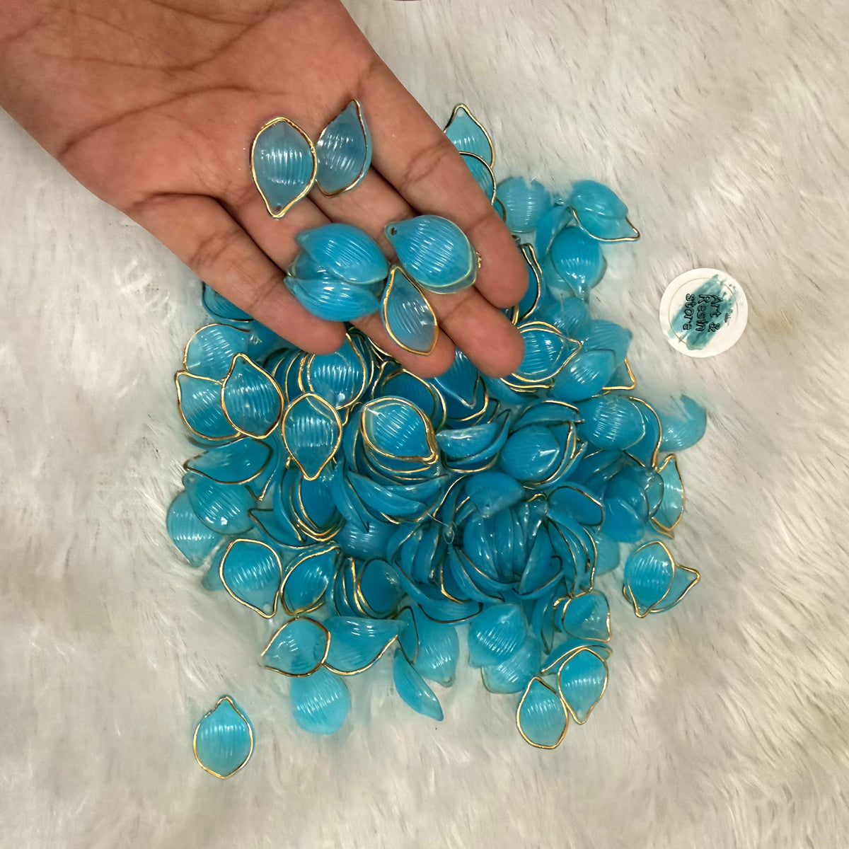 Acrylic Flower Petals - Blue