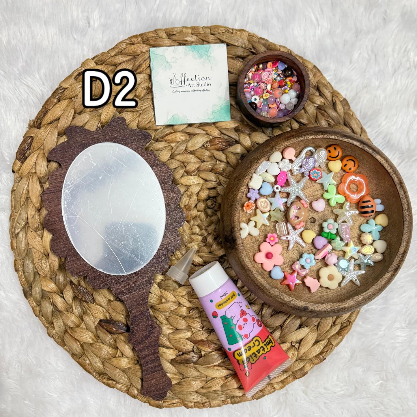 Decoden Art DIY kit- Mdfbase with mirror